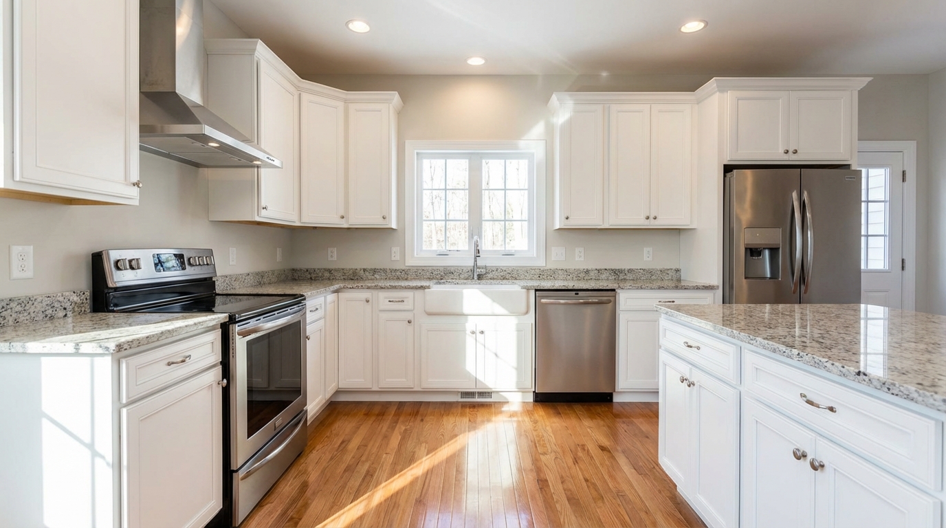 Kitchen after Lava Cleaners deep clean in Brigantine NJ